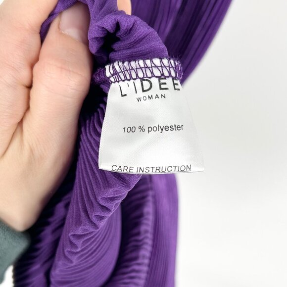 NWT L’idee Klum Lidi Pleated Bodycon Halter Gown in Arabia - Picture 12 of 12